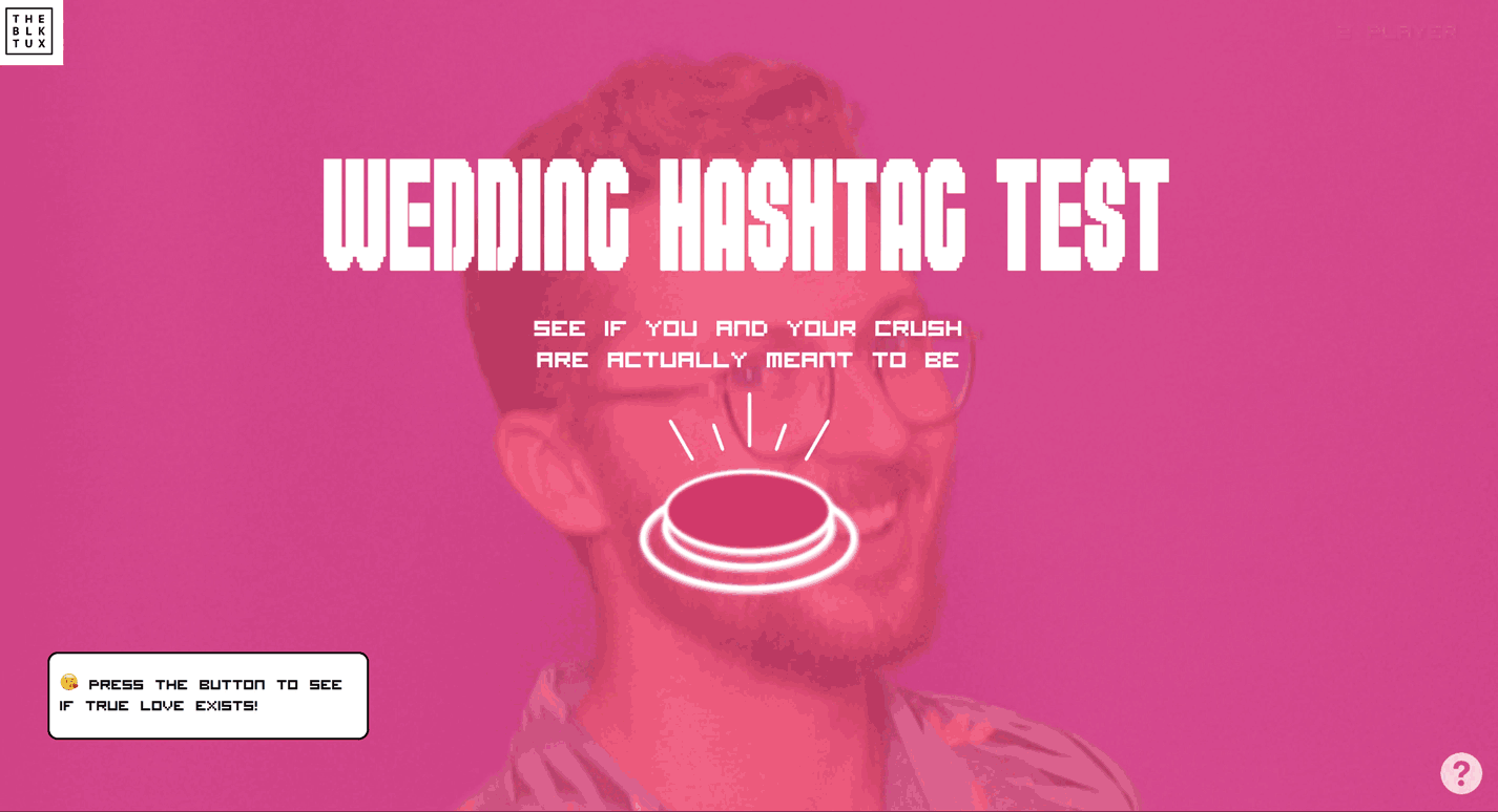 Wedding hashtag test.ef1df19
