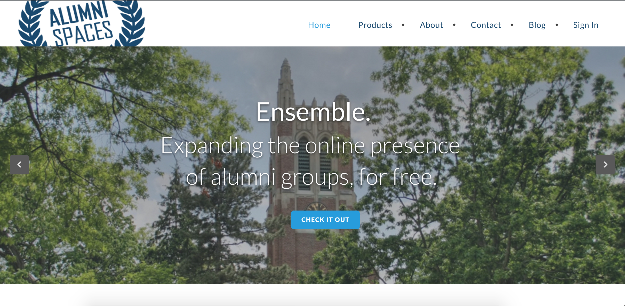 Alumni spaces