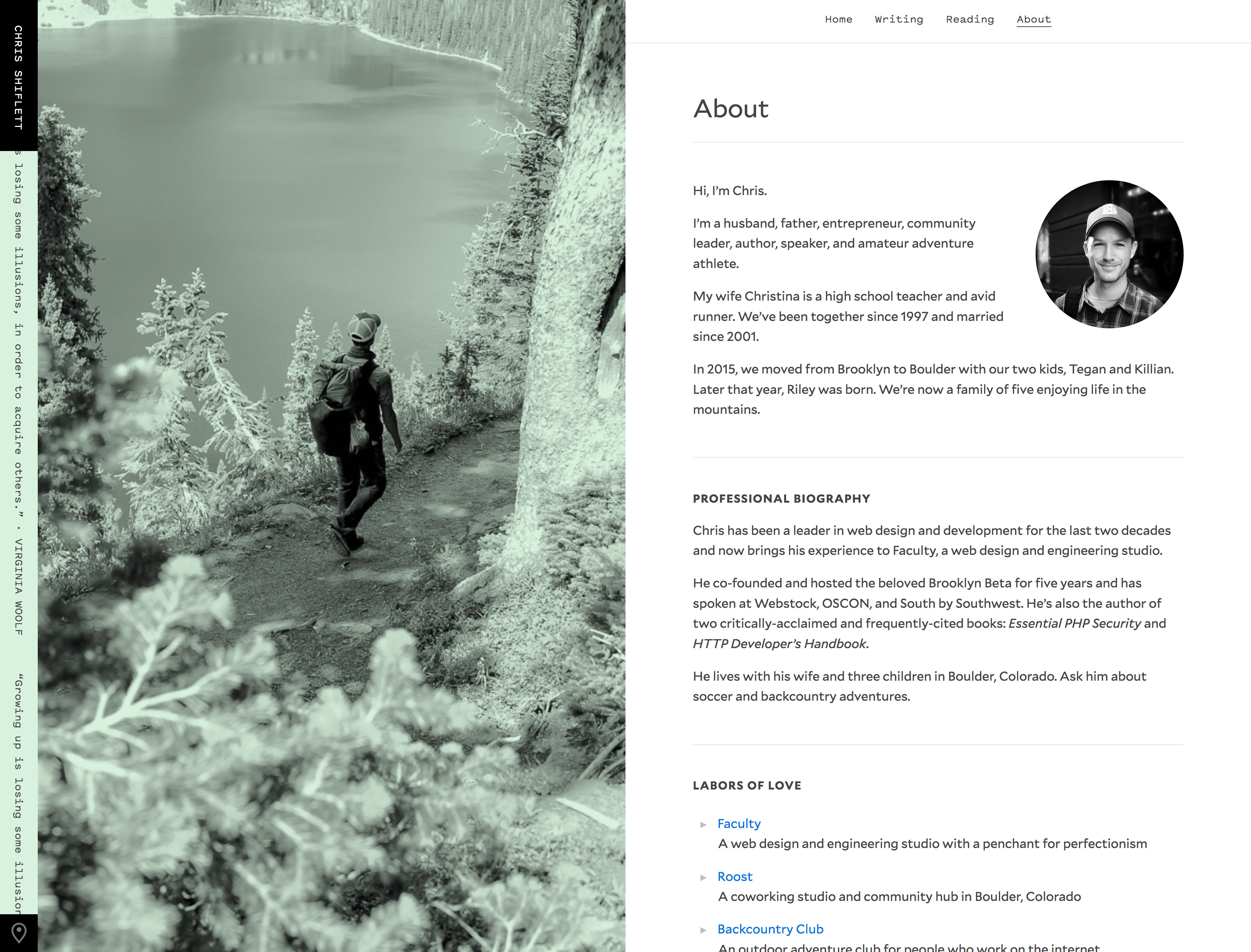 Chris shiflett   about green