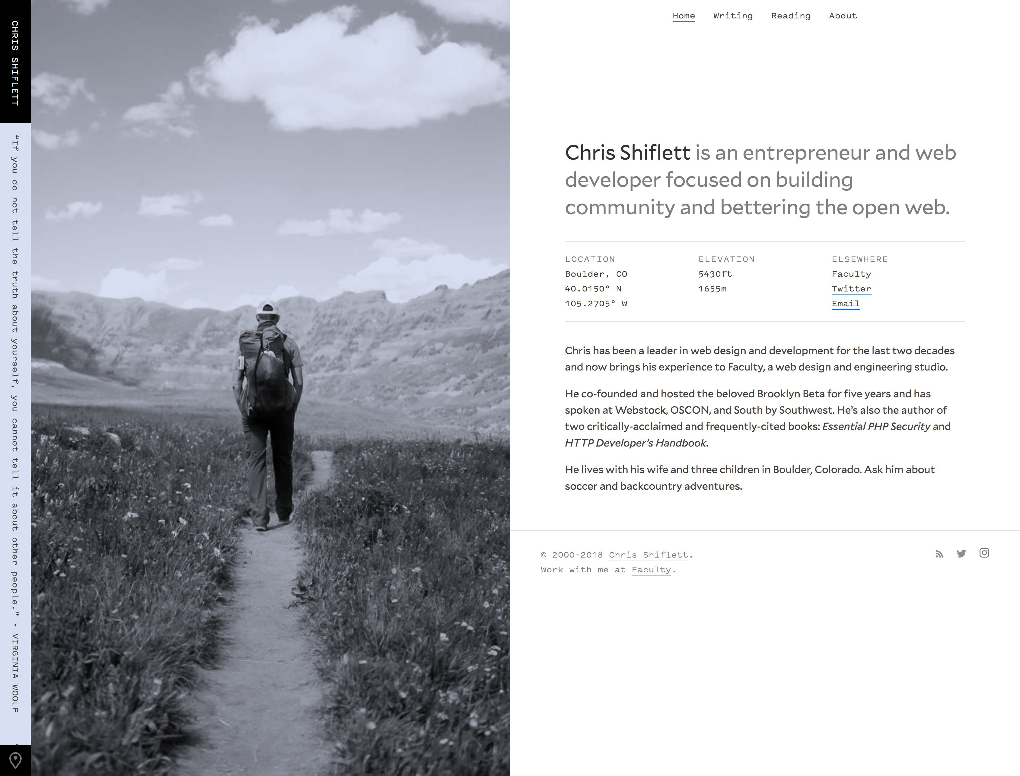 Chris shiflett   entrepreneur blue