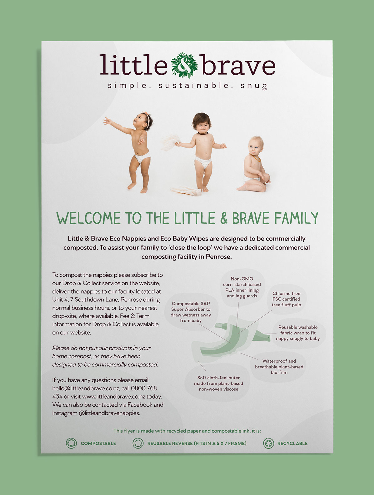 little and brave nappies