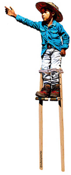 The “People of the Clouds” refers to the ancient Zapotec civilization of Oaxaca, Mexico. According to tradition, they (Buin Zaa people) believed they descended from the clouds and the mountains, giving them a strong spiritual connection with nature and the sky.Zaamuel believes he can climb higher and closer to the clouds, turning his playful dancing journey into a symbol of hope and creativity.
