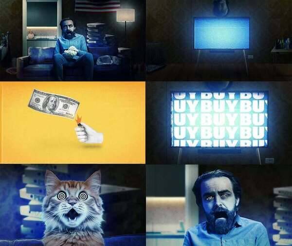 Some design boards for a personal project. I’m going to a SOAD concert later this month and to celebrate I wanted to make a quick loop for one of my favorite songs. It’s about consumerism so the visuals are supposed to reflect how the tv is hypnotizing the viewers. So far all the work has been done in photoshop

This project is in participation with #releaseday2026

@creativemorning @creative.quests @adobe