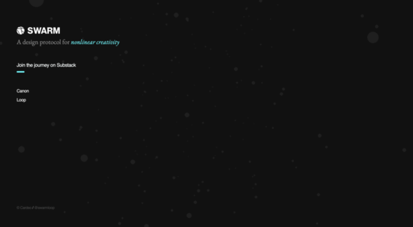 SWARM is a loop-based protocol for nonlinear creativity and signal detection.

It preserves human judgment in environments increasingly shaped by AI systems.