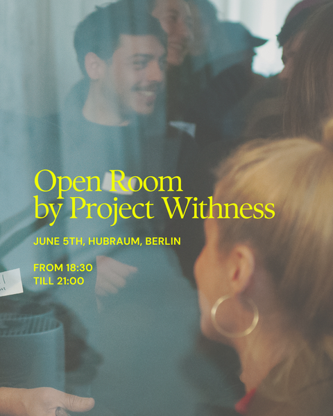 Project Withness creates warm spaces where belonging, presence and connection can emerge without pressure.
Based in Berlin. Open to everyone.