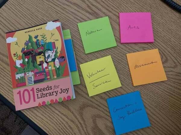 May 25: social prescribing + Library Joy Seeds = new pilot in the works #releaseday2026 #libraryjoy