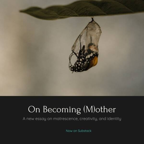 Becoming a mother blew up my life—and every preconception I had about parenthood.

My first Substack is now live: Mothershifting—reflections on matrescence, identity, creativity, and becoming.

Link in bio.

#matrescence #motherartist #creativepractice #maternalgaze #releaseday2026