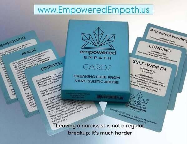Breaking free from narcissistic abuse is hard. It shouldn’t be impossible.

The Empowered Empath Card Deck is the first of its kind - created by a survivor, for survivors. It’s a comprehensive tool designed to give you the knowledge, encouragement, guidance, and resources you need when you need it most.

✨ Rebuild self-trust and intuition

✨ Dissolve trauma bonds and cognitive dissonance 

✨ Calm your nervous system 

✨ Access wisdom anywhere, anytime

This isn’t a regular oracle deck. These cards are your wise friend in a box - there when you’re struggling, confused, isolated, or ready to take the next step toward freedom and joy.

Now available on Esty via The Healing Collective. Free resources also available.

https://healingcollective.us/empowered-empath 
⬆️Link in Bio

Honored to share this work with @CreativeMorning’s community of makers and creators committed to meaningful change.

#ReleaseDay2026 #EmpoweredEmpath #NarcissisticAbuse #CreativeForChange

@creativemorning @creative.quests @adobe