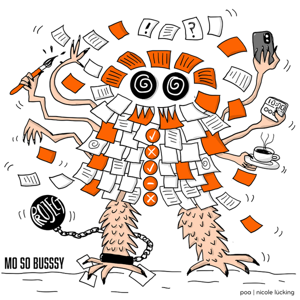 Today I'm releasing Mo So Busssy – the newest monster in my Project Monster series. Illustrated creatures that live on the project path and know exactly how to stop you from finishing what you started. Part of my workshop Finishing a Project is a Skill. 