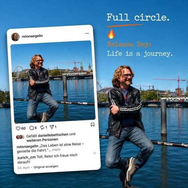 Full circle. 🔥

Two months ago I posted this photo.

At the time, it was just a simple thought:

"Life is a journey — enjoy the ride."

Today I'm on my way to CreativeMornings Zurich, where I'll have the chance to share what grew out of that thought.

Honestly?

That already feels like a release.

Life is a journey.

Enjoy the ride.

🔥

#ReleaseDay2026

@CreativeMorning
@Creative.Quests
@Adobe

---

Ein Kreis schliesst sich. 🔥

Vor zwei Monaten habe ich dieses Foto gepostet.

Damals war es einfach ein Gedanke:

„Das Leben ist eine Abenteuerreise – genieße den Ritt.“

Heute bin ich auf dem Weg zu CreativeMornings Zürich, wo ich die Gelegenheit habe zu erzählen, was aus diesem Gedanken entstanden ist.

Ehrlich?

Das fühlt sich bereits wie ein Release an.

„Das Leben ist eine Abenteuerreise – genieße den Ritt.“

🔥