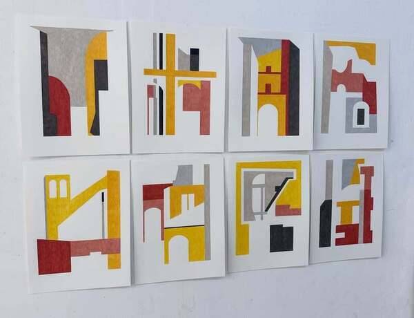 Aperture series available. Inspired by the layers of architecture in Naples and catching moments of light through the narrow streets.
41x31cm 2026 260€ each Polychromos on Bockingford white Satin Grain paper
#naples #architecture #abstractart #contemporarydrawing #releaseday2026 
@adobe @creativemorning @creative.quests