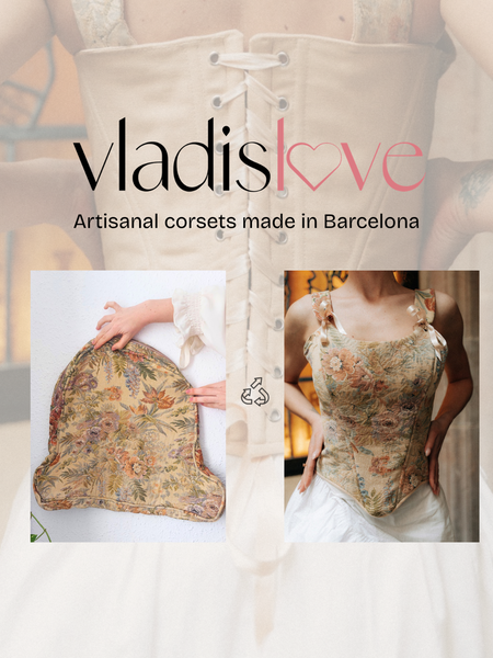 Vladislove is a brand of handmade corsets inspired by historical silhouettes and reimagined for the modern, empowered women. We work with vintage fabrics, forgotten tablecloths, tapestry fragments, and existing garments to create one-of-a-kind corsets with history. 
