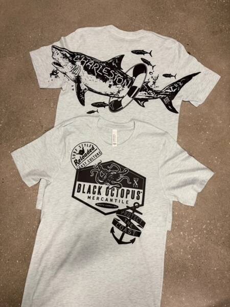 Black Octopus Mercantile in Charleston, SC has a new Summer Merch drop for #cmcreate! Watch for sharks! 

@blackoctopusmercantile on insta - give us a follow!