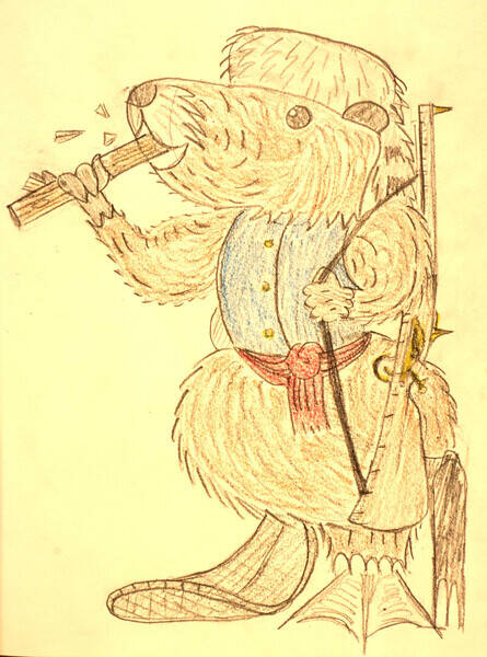 Anthropomorphic animals are something I enjoy drawing, because they can represent whatever the viewer would like, being fantastical. 
