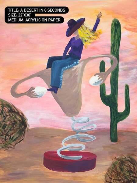 In celebration of creative morning’s release day and with vulnerability, I’m sharing a painting series I did in 2025 that tells a difficult to express through words part of my story. 

This series is titled: A Wild Ride. 

Inspiration: Born from the struggle I faced as I began aging out of having children, single with no prospects, battling societal and biological pressure - I journeyed through what it means to be a single woman without children. Facing the reality of the biological situation I pursued medical intervention in pursuit of single motherhood. This series is the result of the emotional struggle that is often not discussed broadly but I’m sure I’m not the only woman who’s faced it. This wild and unruly life of being a woman with a uterus that may or may not be used to create life. There is both humor and pain battling for attention through this journey represented in the work. 

#releaseday2026 #womeninart #atlantaart #artist #artwork