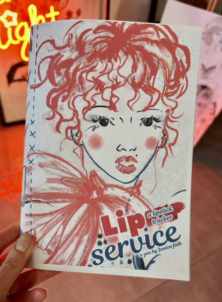 LIP SERVICE 💋 my zine project for #releaseday2026 ~ this zine is illustrated with fun faces & animal prompts that allow you to track your lipsticks while having having at the same time :) kiss the pages, doodle with lipgloss, and kiss lil animals for a bit of love 🐰 get yours on my etsy & website jessicafaithmarshall.com (links in bio) Free stickers with every purchase~ hope you enjoy! Xx 💋🍷