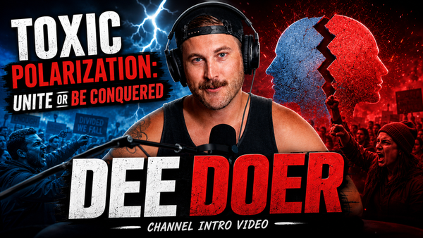 "Unite or Be Conquered" // I'm creating a podcast designed to reduce toxic polarization, in the hopes that we can see beyond our differences and come together to actually get some things done for the first time in a while. I just created the channel intro video where I lay out my vision for the podcast.