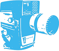 Camera 1 blue 1 icon
