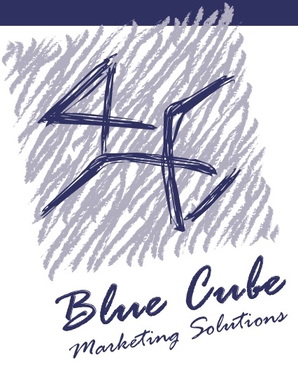 Blue cube logo