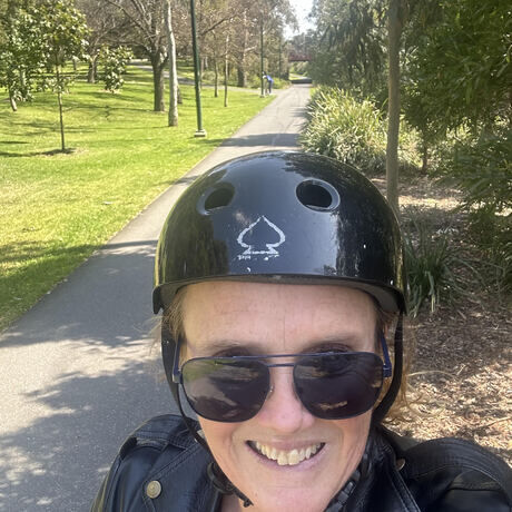Biking between meetings