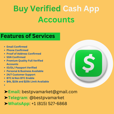 Buy verified cash app accounts insta 1