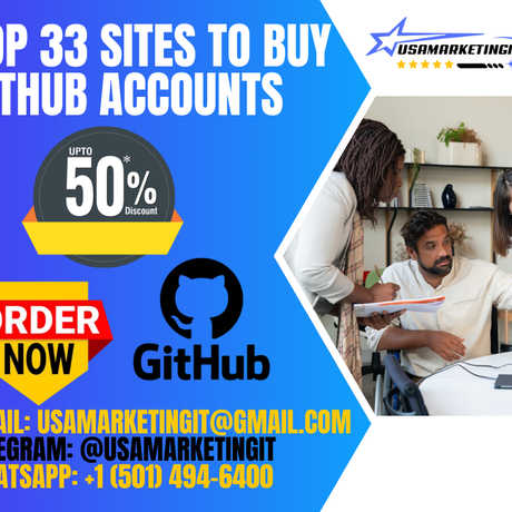 Top 33 sites to buy github accounts