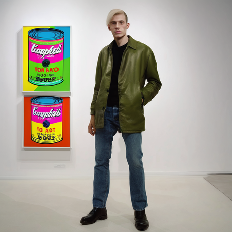 Thomas berbas in the style on warhol