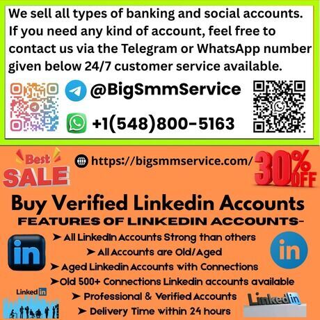 Buy verified linkedin accounts  20 