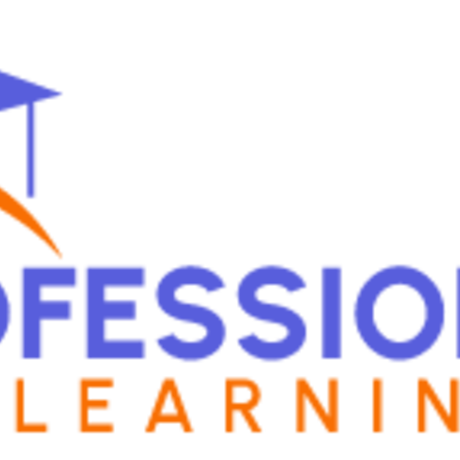Cropped professionals learning logo yellow