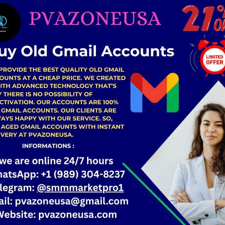 Buy old gmail accounts  8 