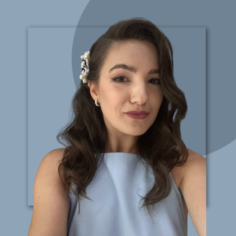 Gray and orange simple linkedin profile picture