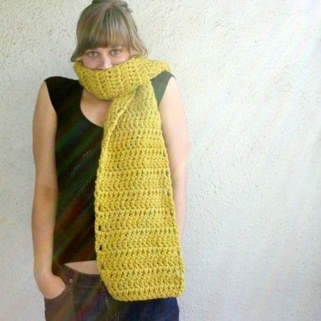 Goldenrod scarf