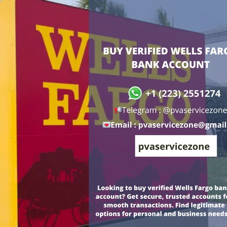 Buy verified wells fargo bank account  28 