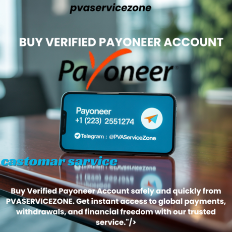 Buy verified payoneer account  8 