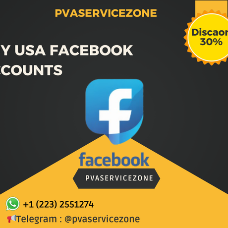 Buy usa facebook accounts  30 