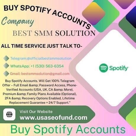 Buy spotify accounts  1 