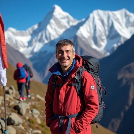 Flux dev a friendly experienced male himalayan trekking guide  3
