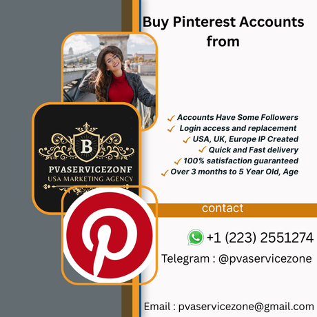 Buy pinterest accounts from  1 