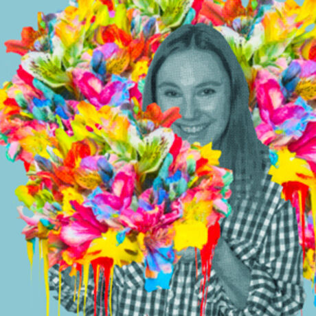 Dara headshots florals 300