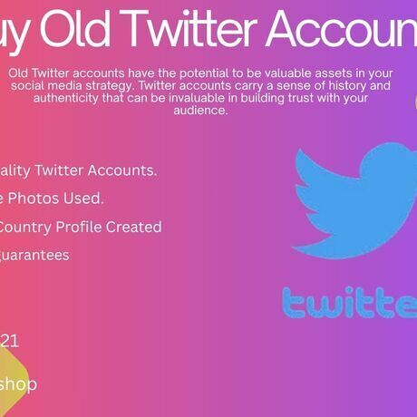 Buy old twitter accounts  3 