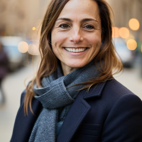 Fall city vibes blue scarf