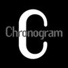 Small chronogram logo in circle