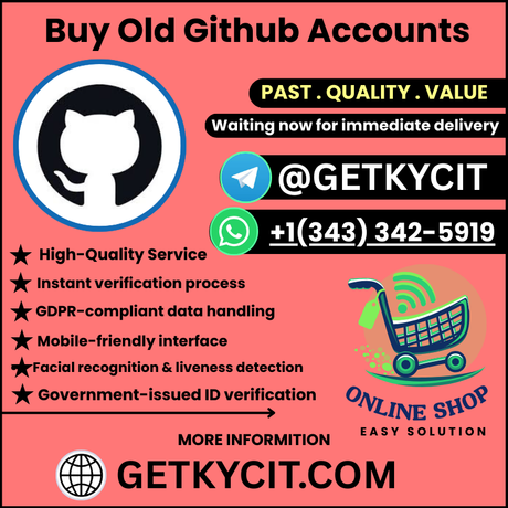 Buy old github accounts  2 