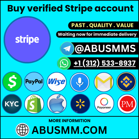 Buy verified stripe account  5 