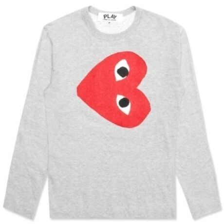 Imgi 42 comme des garcons play play red sideways heart l s t shirt grey