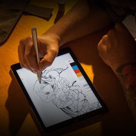 Overheadccflowerdrawing
