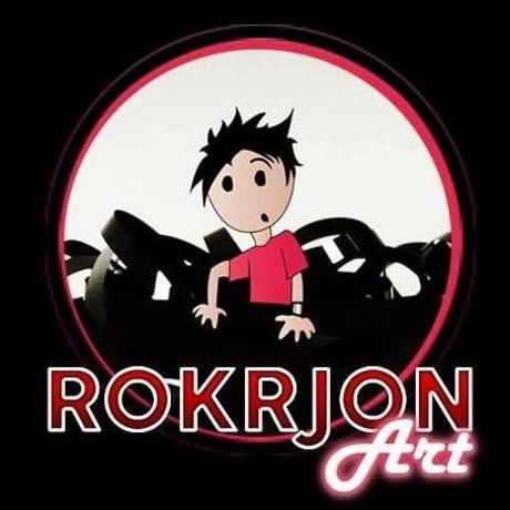 Rokrjon logo round