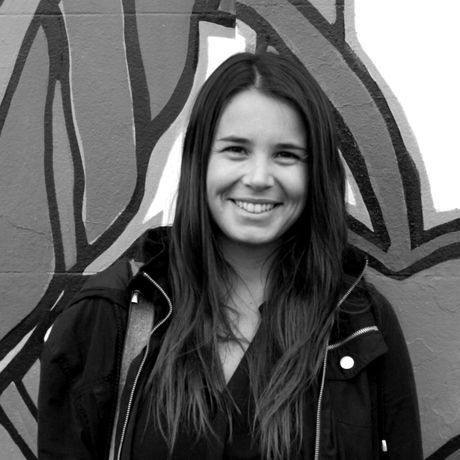 Kate headshot mural