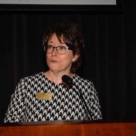 At the honor roll reception