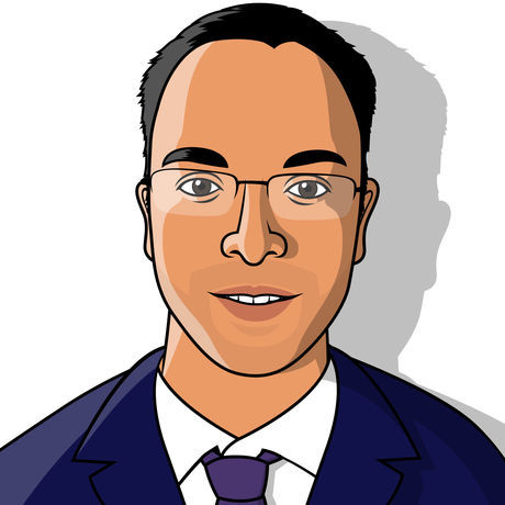 Manoj cartoon mug shot